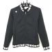 [ прекрасный товар ] Descente Golf жакет чёрный × белый плечо Logo женский L Golf одежда DESCENTE