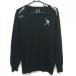  Oacley свитер чёрный × серый Logo .... шерсть . вязаный мужской XL Golf одежда Oakley