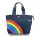 [ прекрасный товар ] Callaway Cart сумка темно-синий × многоцветный Rainbow радуга внутри карман есть Golf Callaway
