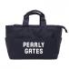 [ прекрасный товар ] Pearly Gates Cart сумка темный темно-синий × белый Logo принт внутри вне карман Golf PEARLY GATES