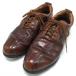 [ прекрасный товар ] Adidas туфли для гольфа Brown кожа 791003 мужской 27.0 Golf одежда adidas