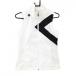 [ новый товар ] Descente Golf Zip лучший белый × чёрный подкладка сетка стрейч. . подводный рисовое поле Британия . женский M Golf одежда DESCENTE