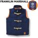  Frank Lynn Marshall FRANKLIN MARSHALL хлопок x нейлон .. стеганое полотно лучший с хлопком Zip выше кривошип кнопка S темно-синий x orange мужской 