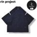  сделано в Японии Lynn Project rin projectlinen лен x хлопок хлопок .. пальто happi хантен Samue джинбей кимоно японская одежда костюм L темно-синий обычно используя часть магазин надеты день текст . мужской 