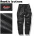  rookie кожа zRookie leathers телячья кожа kau hyde кожа lai DIN g Biker брюки подкладка сетка L черный Motor Sport мотоцикл одежда мужской 