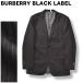 Burberry Black Label BURBERRY BLACK LABEL 2B одиночный tailored jacket общий подкладка L в тонкую полоску xnoba проверка черный мужской 
