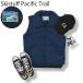 80s Vintage USA производства Pacific Trail Pacific Trail лыжи штат служащих SKISTUFF стеганое полотно с хлопком лучший M соответствует темно-синий уличный мужской 