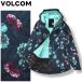  Volcom VOLCOM сноуборд жакет с хлопком Wind брейкер Parker Zip выше EQS FIT L цветочный принт темно-синий x бирюзовый женский!