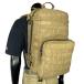  вооруженные силы США сброшенный товар рюкзак MOLLE IIa обезьяна to упаковка койот [ повреждение есть ]