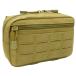  utility pouch nylon 1000D MOLLE correspondence front surface velcro attaching [ Brown ] military pouch army for pouch 