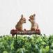  garden pick gardening miscellaneous goods tenowaze Topic ornament garden miscellaneous goods garden accessory Country miscellaneous goods pretty squirrel squirrel animal . serving tray 