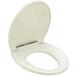 TOTO normal toilet seat front circle type large shape size pastel ivory TC291Y#SC1 installation tool attaching large e long gate 