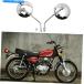 Mirror Honda CL90 CT90 CB100 CL100 CL125 CB125ѥڥ饦ɥߥ顼 Pair Chrome Round Mirrors For Honda CL90 CT90 CB100 CL100 CL125 C