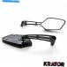 Mirror ۥVTX 1800C R S N F TȥΤΥꥢӥ塼ߥ顼֥åڥ Custom Rear View Mirrors Black Pair For Honda VTX 1