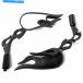 Mirror ۥVTX 1800C R S N F TȥΤαΥ֥åȥХΥߥ顼 Flame Custom Black Motorcycle Mirrors For Honda V