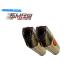 󥵡 BMW R1200CΤӵǥ奢륵󥵡Х󥫡ܥ󥨥ɥå MassMoto Exhaust Dual Silencers Oval Titaniu