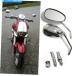 ѡ ۥåѡ10mmƹΥȥХꥢӥ塼ɥߥ顼 Motorcycle Chrome Rearview Side Mirrors Fo