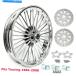 ѡ 21x3.5ϡ졼ġ󥰥ХåΤΥW /1984-2008 21x3.5 Fat Spoke Front Wheel w/Rotors for Harley T