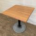  used angle table wood grain Cafe table square angle dining table square table eat and drink shop coffee table square four angle 