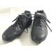  Z ZETT baseball for spike shoes 28cm black imitation leather material practice to 0 men's with translation C