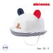* приобретенный товар * Miki House baby mikihouse Miki House Bear шляпа ( 40cm 44cm ) новорожденный baby 0 лет UV cut хлопок 100