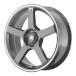 MR116 FS5 17x7, Bolt Pattern: 5x100/4.5, Offset: 40, GLOSS BLACK MACHINED FLANGE, set of 1