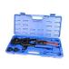 IWISS F1807 PEX Crimper, Copper Pipe Crimping Tool Kit with 3/8'', 1/2'', 3/4'', 1'' Quick Change Jaws, PEX Tubing Cutter, Go/No-Go Gauge, Copper Ring
