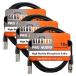 Gearlux 10 футов × 10 футов XLR микрофонный кабель упаковка - мужской to женский 3 упаковка NINXLR10