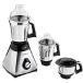 Preethi Steele 3-Jar Mixer Grinder, 550-Watt, Silver