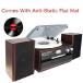 8-in-1 Boytone BT-24DJM Turntable with Bluetooth Connection, 3 Speed 33, 45, 78 Rpm, CD, Cassette Player AM, FM USB, SD Slot, Aux, Encoding Vinyl & R