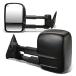 DNA MOTORING TWM-021-T111-BK Pair of Towing Side Mirrors (Driver  Passenger Sides)