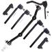 SCITOO 8pcs Front Suspension Kit - 1 Center Link 1 Idler Arm 2 Inner 2 Outer Tie Rods 2 Adjustment Sleeves Replacement For 1996-2005 For Chevy Blazer