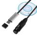 USB DMX кабель,3 булавка USB мужской -XLR женский USB из DMX512 интерфейс адаптор / Don gru/ контроллер stage свет * сигнал изменение для,3.67ft / 110cm IMRE