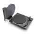 Denon DP-450USB Semi-Automatic Analog Turntable, USB Output for Recording, Speed Auto Sensor, Specially Designed Curved Tonearm, 33 1/3, 45, 78 RPM (V