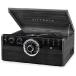 Victrola Mid Century 6-in-1 Bluetooth Record Player & Multimedia Center with Built-in Speakers - 3-Speed Turntable, CD & Cassette Player, AM/FM Radi