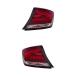 Cooling Direct Tail Light Assembly Compatible/Replacement for 13-15 Honda Civic-Sedan - Both Pair, Left Driver Right Passenger, Outer, NSF-Certified -