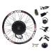72V 2000W Rear Wheel Motor, 2000W Electric Bicycle Conversion Kit with Mutifunction SW900 Display,72V 45A Controller, with 7 Speed flywheel (700C)