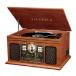 Victrola Nostalgic 7-in-1 Bluetooth Record Player & Multimedia Center with Built-in Speakers - 3-Speed Turntable, CD & Cassette Player, AM/FM Radio,