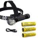 Nitecore HC35 Rechargeable LED Headlamp - 4 x CREE XP-G3 S3 w/2x Extra High Performance NL2150HPR Rechargeable Batteries