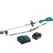 Makita XUX02SM1X2 18V LXT Lithium-Ion Brushless Cordless Couple Shaft Power Head Kit w/ 13" String Trimmer & 20" Hedge Trimmer Attachments (4.0Ah)