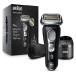 Braun Electric Razor,Waterproof Foil Shaver for Men,Series 9 Pro 9460cc,Wet �� Dry Shave,With ProLift Beard Trimmer for Grooming,5-in-1 Cleaning �� Ch
