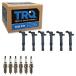 TRQ Ignition Coil  Iridium Spark Plug Kit Set for Dodge Jeep Mitsubishi 3.7L
