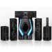 Bobtot Home Theater System Surround Sound Speakers - 1200 Watts 10 inch Subwoofer 5.1/2.1 Channel Bluetooth Input LED Light Effects Home Audio Stereo