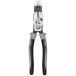 Klein Tools J2159CRTP Side Cutting Pliers, 9-Inch Journeyman High Leverage Hybrid Pliers with Crimper, Fish Tape Puller and Wire Stripper