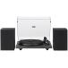 Crosley C62C Turntable HiFi System Record Player with Speakers, Adjustable Tonearm, Moving Magnet Cartridge, Bluetooth Receiver, 40W Per Channel, and