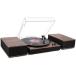 MPK Bluetooth Record Player,Turntable HiFi System with Bookshelf Speakers, 3-Speed Belt-Drive Vinyl Turntable for Vinyl Records with Wireless Playback