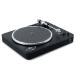 House of Marley Stir It Up Wireless Bluetooth Turntable - Sustainably Crafted Bamboo Record Player, Recycled Rewind Fabric, Superior Sound, Black
