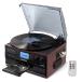 LoopTone 10 in 1 Bluetooth in/Out Record Player 3 Speed Vinyl Vintage Turntable CD Player Cassette AM/FM Radio 2 Built in Speaker USB/SD Recorder Aux-