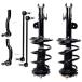 SCITOO - (6pcs) Front Complete Struts Assembly Stabilizer Bar Link Tie Rod End fit for 2006-2012 for Toyota RAV4