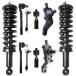 SCITOO - (10pcs) Front Strut Spring Assembly Stabilizer Bar Link Kit Ball Joint Tie Rod End fit for 1996-2002 for Toyota 4Runner